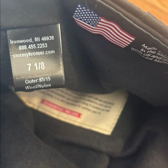 NWT Nee Moosejaw Charcoal Red Stormy Kramer Sidekick Billed Cap Hat Size 7 1/8 - Picture 8 of 9